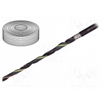 CF881.10.03; Wire: control cable; chainflex® CF881; 3G1mm2; PVC; black; Cu; 1mm2; igus