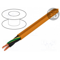 CF885.40.04; Wire: motor; chainflex® CF885; 4G4mm2; PVC; orange; stranded; Cu; igus