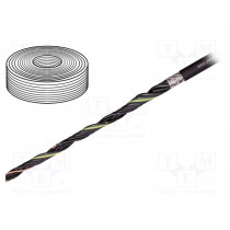 CF891.10.02; Wire: control cable; chainflex® CF891; 2x1mm2; PUR; black; Cu; 1mm2; igus
