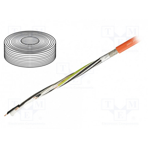 CF897.25.15.02.01; Wire: control cable; chainflex® CF897; 4G2,5mm2 + 2x1,5mm2; PUR; igus