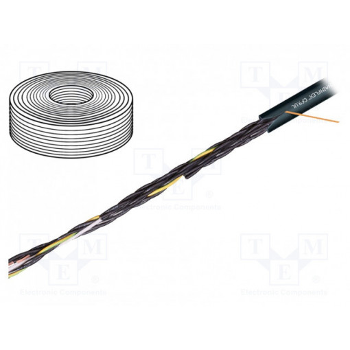CF9.UL.02.04; Wire: control cable; chainflex® CF9; 4x0,25mm2; TPE; grey; Cu; igus