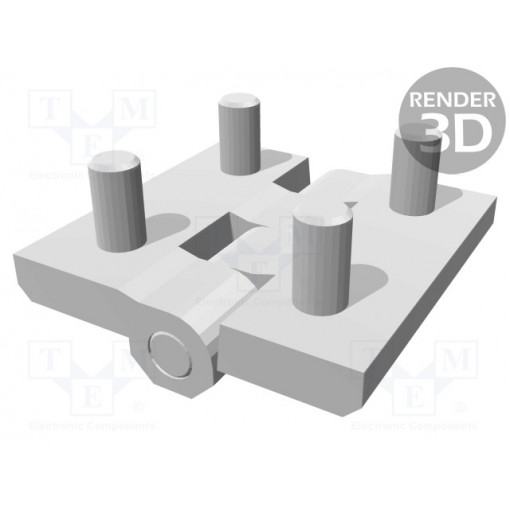 CFM.60 P-M8X14.5; Hinge; Width: 60mm; technopolymer (PA); black; H: 60mm; ELESA+GANTER