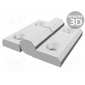 CFMY.60 SH-6-D; Hinge; Width: 60mm; technopolymer (PA); H: 60mm; right; Ø: 6mm; ELESA+GANTER CFMY.60 SH-6-D; Hinge; Width: 60mm; technopolymer (PA); H: 60mm; right; Ø: 6mm; ELESA+GANTER
