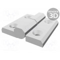 CFMY.60 SH-6-S; Hinge; Width: 60mm; technopolymer (PA); H: 60mm; left; Ø: 6mm; ELESA+GANTER CFMY.60 SH-6-S; Hinge; Width: 60mm; technopolymer (PA); H: 60mm; left; Ø: 6mm; ELESA+GANTER