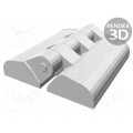 CFT.65 EH-6-C9; Hinge; Width: 63mm; technopolymer (PA); black; H: 65mm; -20÷80°C; ELESA+GANTER CFT.65 EH-6-C9; Hinge; Width: 63mm; technopolymer (PA); black; H: 65mm; -20÷80°C; ELESA+GANTER