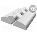 CFT.65 SH-6-C9; Hinge; Width: 63mm; technopolymer (PA); black; H: 65mm; -20÷80°C; ELESA+GANTER CFT.65 SH-6-C9; Hinge; Width: 63mm; technopolymer (PA); black; H: 65mm; -20÷80°C; ELESA+GANTER