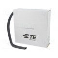 CGPT-R-12.7-0; Heat shrink sleeve; glueless; 2: 1; 12.7mm; L: 6m; black; TE Connectivity