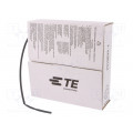 CGPT-R-3.2-0; Heat shrink sleeve; glueless; 2: 1; 3.2mm; L: 10m; black; TE Connectivity
