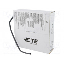 CGPT-R-4.8-0; Heat shrink sleeve; glueless; 2: 1; 4.8mm; L: 9m; black; polyolefine; TE Connectivity
