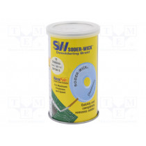 SW18015; Tape: desoldering; rosin,No Clean; W: 0.8mm; L: 1.5m; Pcs: 10; CHEMTRONICS SW18015; Tape: desoldering; rosin,No Clean; W: 0.8mm; L: 1.5m; Pcs: 10; CHEMTRONICS