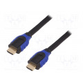 CH0067; Cable; HDMI 2.0; HDMI plug,both sides; 15m; LOGILINK