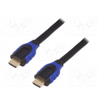 CH0067; Cable; HDMI 2.0; HDMI plug,both sides; 15m; LOGILINK