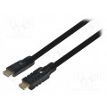 CHA0010; Cable; HDMI 1.4; HDMI plug,both sides; 10m; black; LOGILINK