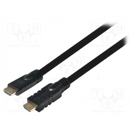 CHA0010; Cable; HDMI 1.4; HDMI plug,both sides; 10m; black; LOGILINK