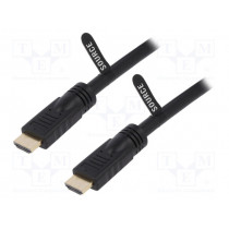 CHA0030; Cable; HDMI 1.4; HDMI plug,both sides; 30m; black; LOGILINK