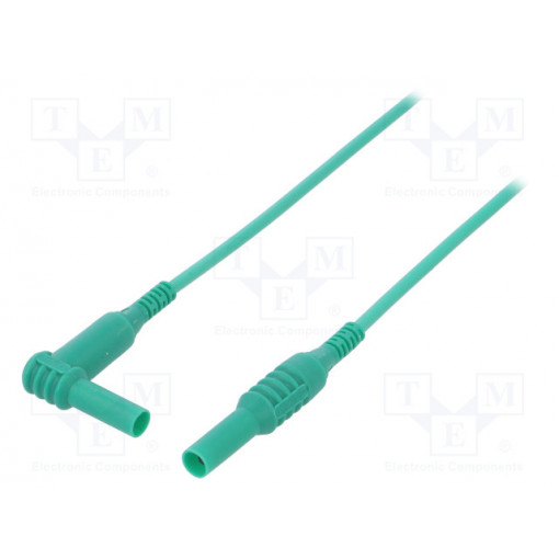 CIH30241G; Test lead; 1kVDC; 10A; Len: 1.5m; green; Insulation: silicone; CLIFF