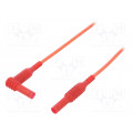 CIH30241R; Test lead; 1kVDC; 10A; Len: 1.5m; red; Insulation: silicone; CLIFF