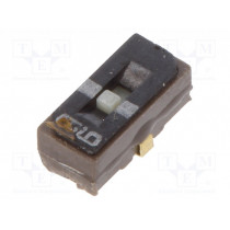 CJS-1200A; Switch: slide; Pos: 2; SPDT; 0.1A/6VDC; ON-ON; Mounting: SMT; Nidec Copal Electronics