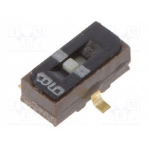 CJS-1200B; Switch: slide; Pos: 2; SPDT; 0.1A/6VDC; ON-ON; Mounting: SMT; Nidec Copal Electronics