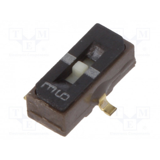 CJS-1201B; Switch: slide; Pos: 3; SPDT; 0.1A/6VDC; ON-OFF-ON; Mounting: SMT; Nidec Copal Electronics