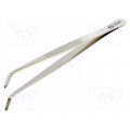 T2328; Tweezers; Tweezers len: 155mm; Blades: curved; Tipwidth: 2mm; C.K