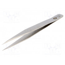 T2343; Tweezers; 130mm; for precision works; Blades: elongated,narrow; C.K