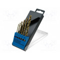 T3293; Drill set; Application: metal; Pcs: 6; Mat: HSS; for metal; C.K