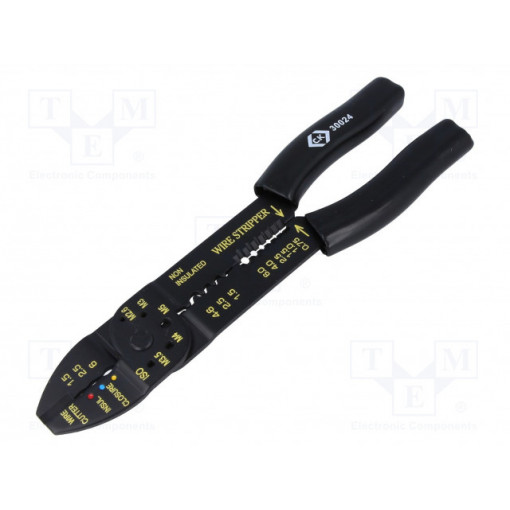 430024; Tool: multifunction wire stripper and crimp tool; Wire: round; C.K 430024; Tool: multifunction wire stripper and crimp tool; Wire: round; C.K