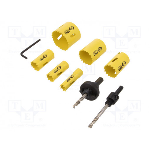 424045; Hole saw set; aluminium,wood,metal,brass,steel,cast iron; C.K 424045; Hole saw set; aluminium,wood,metal,brass,steel,cast iron; C.K