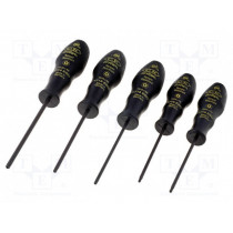 T4730ESD; Kit: screwdrivers; Pcs: 5; Torx® with protection; ESD; C.K