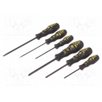 T4741SESD; Kit: screwdrivers; Pcs: 6; Phillips,slot; ESD; C.K