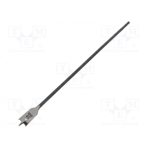 T2942-20400; Drill bit; for wood; Ø: 20mm; L: 400mm; HSS; Mounting: 1/4