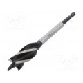 T2943-22; Drill bit; for wood; Ø: 22mm; L: 160mm; Working part len: 110mm; C.K T2943-22; Drill bit; for wood; Ø: 22mm; L: 160mm; Working part len: 110mm; C.K