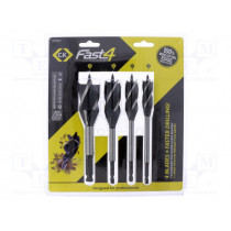 T2943S4; Drill set; Application: for wood,for chipboard; Pcs: 4; for wood; C.K