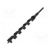 T3034 25; Drill bit; for wood; Ø: 25mm; L: 300mm; HSS; Working part len: 220mm; C.K