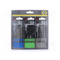 T3064B; Drill set; Application: for stone,wood,metal,plastic; Pcs: 16; C.K