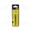 T3193T; Drill saw; Ø: 6mm; HSS; standard; Overall len: 85mm; 1pcs.; C.K T3193T; Drill saw; Ø: 6mm; HSS; standard; Overall len: 85mm; 1pcs.; C.K