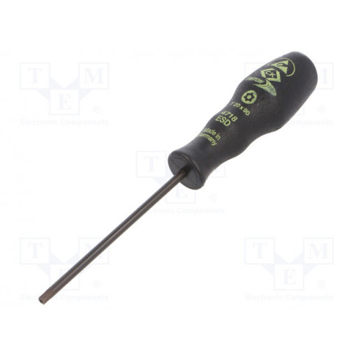 T4718ESD 20; Screwdriver; Torx® with protection; T20H; ESD; Series: Triton ESD; C.K