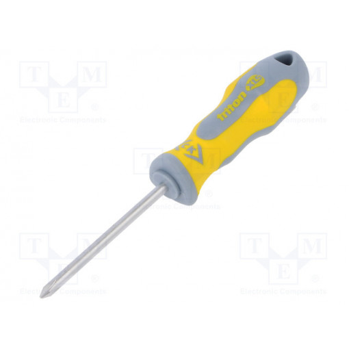 T4722-1; Screwdriver; Phillips; PH1; Series: Triton XLS; Blade length: 75mm; C.K