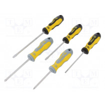 T4726; Kit: screwdrivers; Pcs: 5; Phillips,slot; C.K