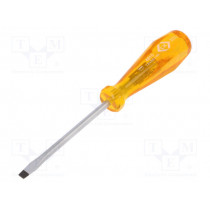T4810 04; Screwdriver; slot; SL 6mm; Series: HD Classic; Blade length: 100mm; C.K