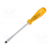 T4810 05; Screwdriver; slot; SL 7mm; Series: HD Classic; Blade length: 125mm; C.K