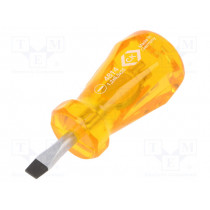 T4814 25; Screwdriver; slot; SL 6,5mm; Series: HD Classic Stubby; C.K