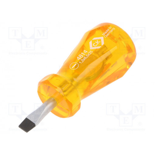 T4814 25; Screwdriver; slot; SL 6,5mm; Series: HD Classic Stubby; C.K
