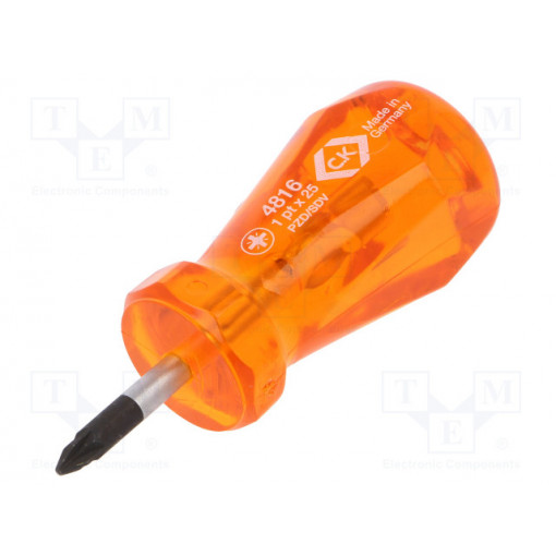 T4816 1; Screwdriver; Pozidriv®; PZ1; Series: HD Classic Stubby; C.K