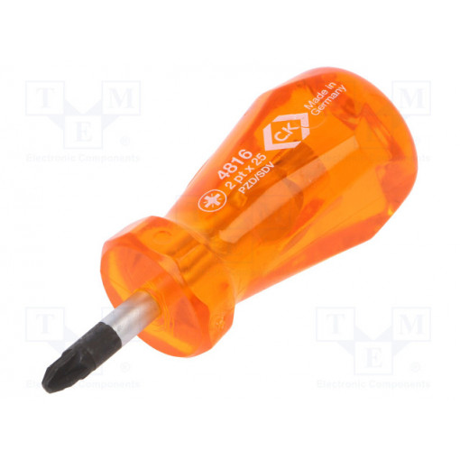 T4816 2; Screwdriver; Pozidriv®; PZ2; Series: HD Classic Stubby; C.K