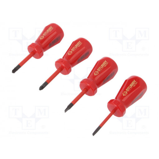 T48349; Kit: screwdrivers; Pcs: 4; insulated; 1kVAC; C.K