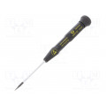 T4880XES08; Screwdriver; slot; precision; SL 0,8mm; ESD; Series: PRECISION; C.K