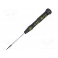 T4880XES12; Screwdriver; slot; precision; SL 1,2mm; ESD; Series: PRECISION; C.K