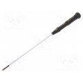 T4880XES315; Screwdriver; slot; precision; SL 3mm; ESD; Series: PRECISION; C.K